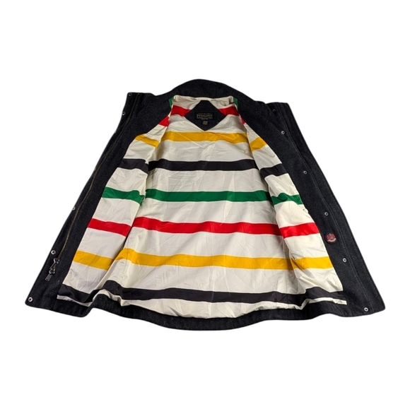 Pendleton Cascade Wool Blend Water-Resistant Hudson Bay Lined Coat Small   F250 - Picture 3 of 10